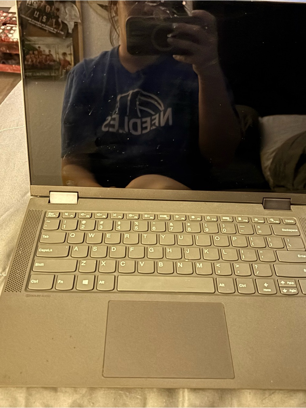 Lenovo flex 5 Gray Laptop with Full-Size Keyboard